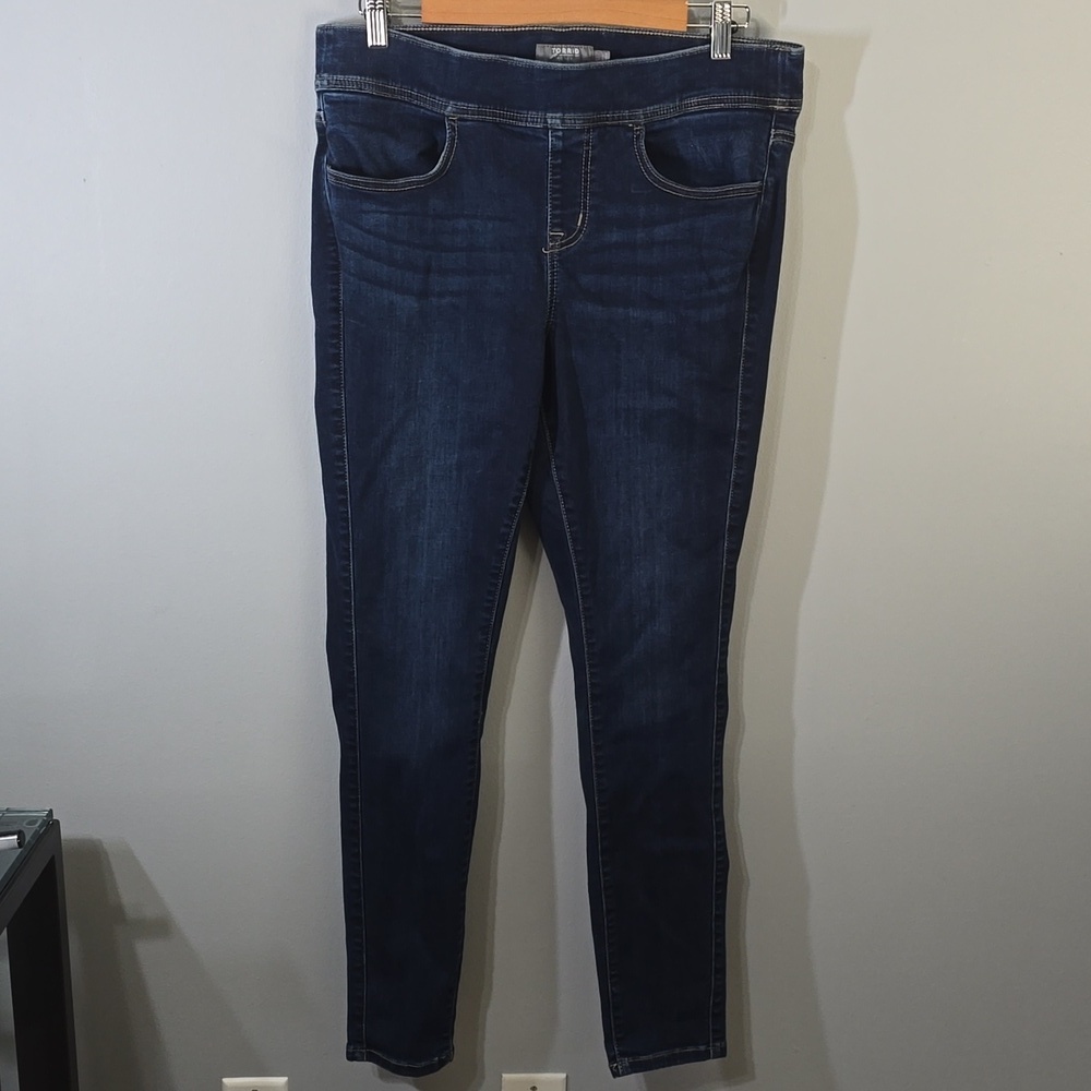 Torrid Super Soft Jeans Women's Size 12 Large Torrid Size 0 Blue Elastic Waist